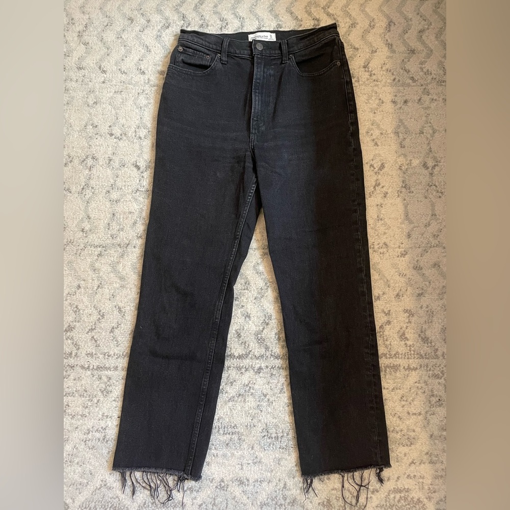 Abercrombie and Fitch Ultra High Rise Ankle Straight